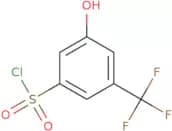 3-Hydroxy-5-(trifluoromethyl)benzene-1-sulfonyl chloride