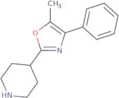 4-(5-Methyl-4-phenyl-1,3-oxazol-2-yl)piperidine