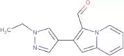 2-(1-Ethyl-1H-pyrazol-4-yl)indolizine-3-carbaldehyde
