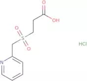3-(Pyridin-2-ylmethanesulfonyl)propanoic acid hydrochloride