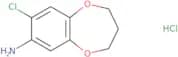 8-Chloro-3,4-dihydro-2H-1,5-benzodioxepin-7-amine hydrochloride