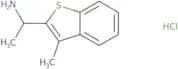 1-(3-Methyl-1-benzothiophen-2-yl)ethan-1-amine hydrochloride