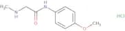 N-(4-Methoxyphenyl)-2-(methylamino)acetamide hydrochloride