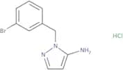 1-[(3-Bromophenyl)methyl]-1H-pyrazol-5-amine hydrochloride