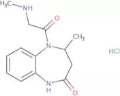 4-Methyl-5-[2-(methylamino)acetyl]-2,3,4,5-tetrahydro-1H-1,5-benzodiazepin-2-one hydrochloride