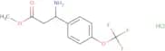 Methyl 3-amino-3-[4-(trifluoromethoxy)phenyl]propanoate hydrochloride