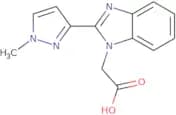 2-[2-(1-Methyl-1H-pyrazol-3-yl)-1H-1,3-benzodiazol-1-yl]acetic acid