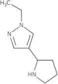 1-Ethyl-4-(pyrrolidin-2-yl)-1H-pyrazole