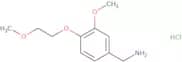 [3-Methoxy-4-(2-methoxyethoxy)phenyl]methanamine hydrochloride