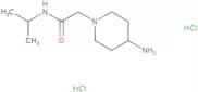 2-(4-Aminopiperidin-1-yl)-N-(propan-2-yl)acetamide dihydrochloride