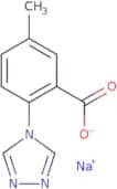 Sodium 5-methyl-2-(4H-1,2,4-triazol-4-yl)benzoate