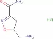 5-(Aminomethyl)-4,5-dihydro-1,2-oxazole-3-carboxamide hydrochloride