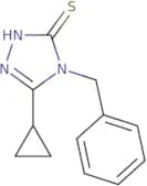 4-Benzyl-5-cyclopropyl-4H-1,2,4-triazole-3-thiol