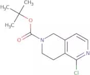 t-Butyl 5-chloro-3,4-dihydro-1H-2,6-naphthyridine-2-carboxylate