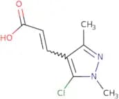 3-(5-Chloro-1,3-dimethyl-1H-pyrazol-4-yl)prop-2-enoic acid