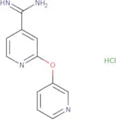 2-(Pyridin-3-yloxy)pyridine-4-carboximidamide hydrochloride