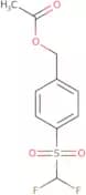 (4-Difluoromethanesulfonylphenyl)methyl acetate