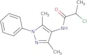 2-Chloro-N-(3,5-dimethyl-1-phenyl-1H-pyrazol-4-yl)propanamide