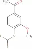 1-{4-[(Difluoromethyl)sulfanyl]-3-methoxyphenyl}ethan-1-one