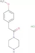 2-(4-Methoxyphenyl)-1-(piperazin-1-yl)ethan-1-one hydrochloride
