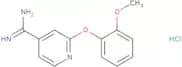 2-(2-Methoxyphenoxy)pyridine-4-carboximidamide hydrochloride