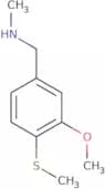 {[3-Methoxy-4-(methylsulfanyl)phenyl]methyl}(methyl)amine