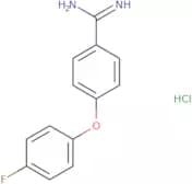 4-(4-Fluorophenoxy)benzene-1-carboximidamide hydrochloride