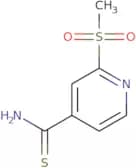 2-Methanesulfonylpyridine-4-carbothioamide