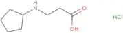 3-(Cyclopentylamino)propanoic acid hydrochloride