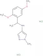 N-[1-(2,5-Dimethoxyphenyl)ethyl]-1-methyl-1H-pyrazol-4-amine dihydrochloride