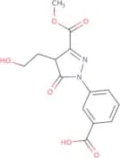 3-[4-(2-Hydroxyethyl)-3-(methoxycarbonyl)-5-oxo-4,5-dihydro-1H-pyrazol-1-yl]benzoic acid