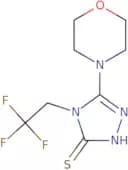 5-(Morpholin-4-yl)-4-(2,2,2-trifluoroethyl)-4H-1,2,4-triazole-3-thiol