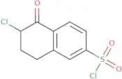 6-Chloro-5-oxo-5,6,7,8-tetrahydronaphthalene-2-sulfonyl chloride