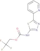 2,2,2-Trifluoroethyl N-[5-(pyridin-2-yl)-1,3,4-thiadiazol-2-yl]carbamate