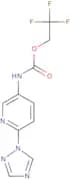 2,2,2-Trifluoroethyl N-[6-(1H-1,2,4-triazol-1-yl)pyridin-3-yl]carbamate