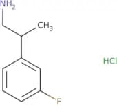 2-(3-Fluorophenyl)propan-1-amine hydrochloride