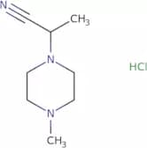 2-(4-Methylpiperazin-1-yl)propanenitrile hydrochloride