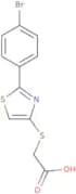 2-{[2-(4-Bromophenyl)-1,3-thiazol-4-yl]sulfanyl}acetic acid