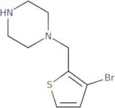 1-[(3-Bromothiophen-2-yl)methyl]piperazine