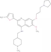 6-Methoxy-2-(5-methyl-2-furyl)-N-[(1-methyl-4-piperidyl)methyl]-7-(3-pyrrolidin-1-ylpropoxy)quinol…