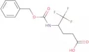 (4S)-4-{[(Benzyloxy)carbonyl]amino}-5,5,5-trifluoropentanoic acid