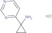 1-(Pyrimidin-4-yl)cyclopropan-1-amine hydrochloride