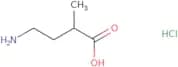 4-Amino-2-methylbutanoic acid hydrochloride
