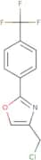 4-(Chloromethyl)-2-[4-(trifluoromethyl)phenyl]-1,3-oxazole