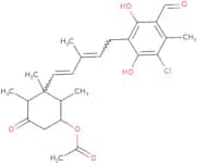 (1S,2S,3S,4R)-3-[(1E,3E)-5-(3-Chloro-5-formyl-2,6-dihydroxy-4-methylphenyl)-3-methylpenta-1,3-dien…