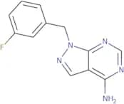 1-[(3-Fluorophenyl)methyl]-1H-pyrazolo[3,4-d]pyrimidin-4-amine