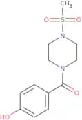 4-(4-Methanesulfonylpiperazine-1-carbonyl)phenol