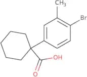 1-(4-Bromo-3-methylphenyl)cyclohexane-1-carboxylic acid
