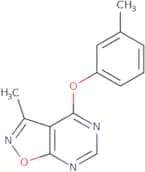 3-Methyl-4-(3-methylphenoxy)-[1,2]oxazolo[5,4-d]pyrimidine