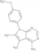 7-(4-Methoxyphenyl)-5,6-dimethyl-7H-pyrrolo[2,3-d]pyrimidin-4-amine